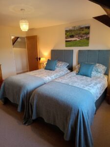 Dog friendly Holidays, Basel Cottage, Dog Friendly, Warm and Cosy, Llandovery, Holiday Cottage, Award-winning, Dogs stay free, twin bedded room, super-king bed, couples retreat